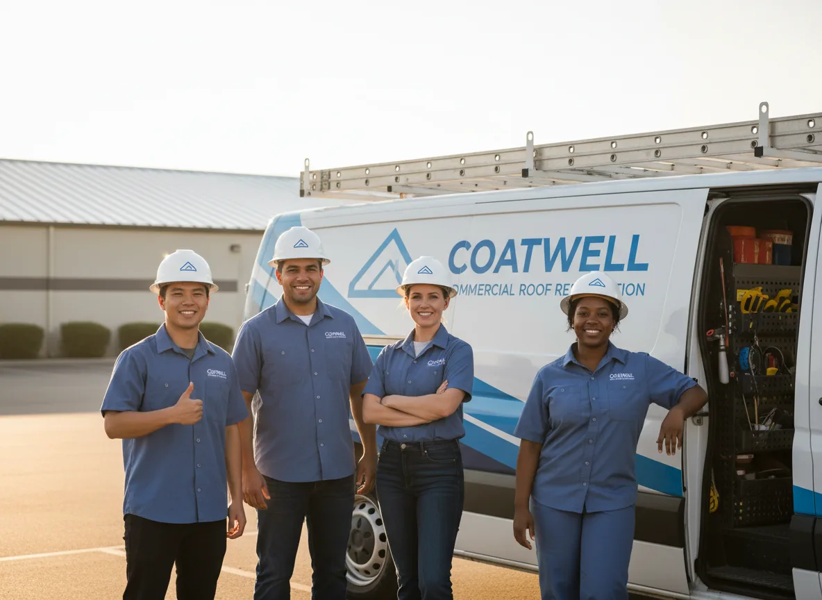 Commercial roof coating company in Adams, NY